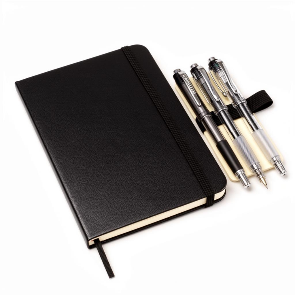 Moleskine classic notebook with Sakura pen set