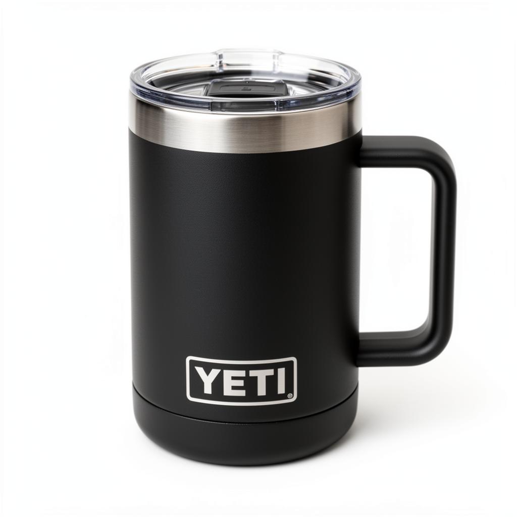 YETI Rambler 14oz insulated mug in matte black